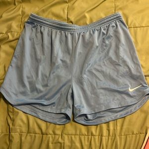 Nike Carolina Blue Women Athletic Shorts - Size Medium